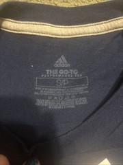 Adidas Navy Go To Performance Climalite Tee Shirt Mens Size Small