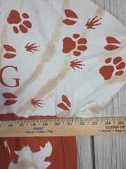 Disney The Lion King TShirt White Orange Size XL Tye Dye Simba Timon Pumba Print