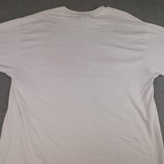 Vintage WZZK Country Music Shirt Mens XL White 104.7 Bill Lawson Signed 90s