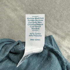 Marine Layer Heavy Slub Pocket Tee T-Shirt Mens Medium Orion Blue Stripe $54 NWT