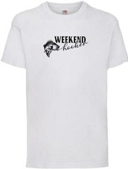 Fishing Weekend Hooker Humour Novelty T Shirt Various Colours And Sizes