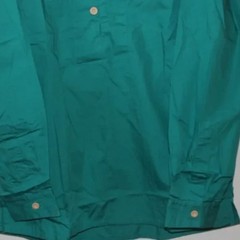 Vintage 90s International Male IM Teal Tunic Shirt Men’s Large All Cotton NOS