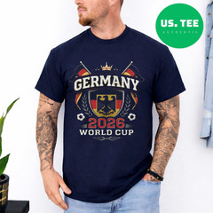 Germany World Cup 2026 Football Fan T Shirt German Soccer Graphic Tee