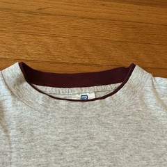 Vintage single stitch T-Shirt belton stacked collar Cotton made in USA L