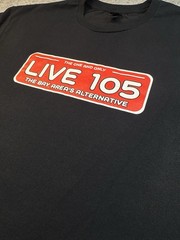 Live 105 Bay Area’s Alternative Black Graphic T-Shirt Men’s XL Gildan Softstyle
