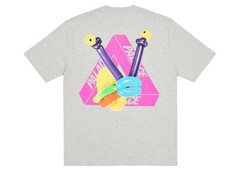Palace Tri-Twister Tee Grey Marl • Medium
