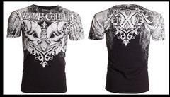 XTREME COUTURE by AFFLICTION Black LEGENDARY Short Sleeve Slim Fit T-shirt NWT
