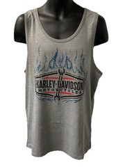 Harley Davidson Men’s Dark Wrench Tank Top Gray 3003039