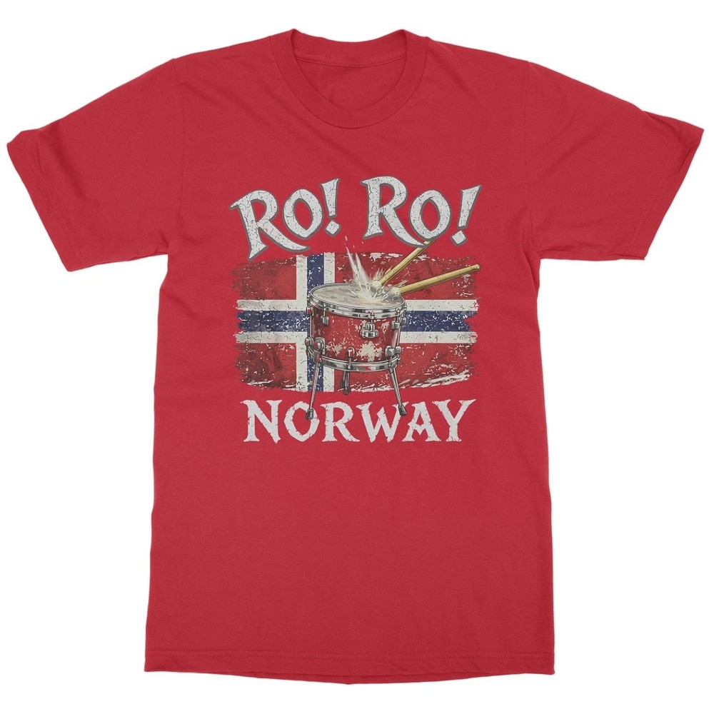 Ro Ro Norway Soccer Drum Tribute Unisex Vintage Graphic Tee