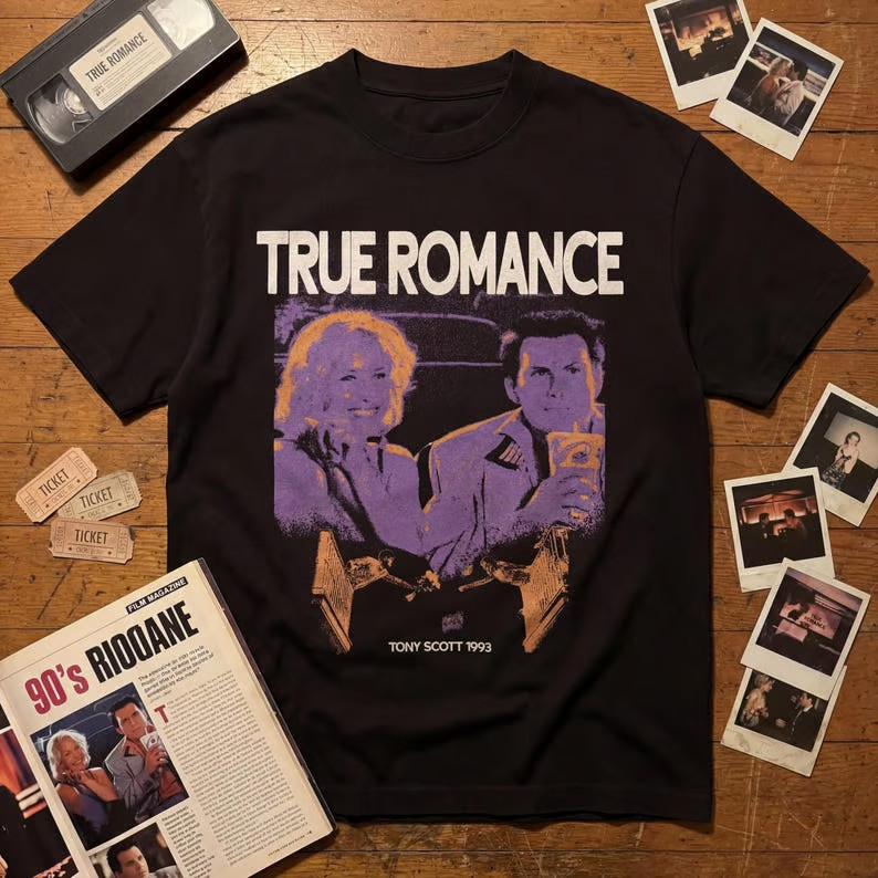 True Romance Movie Graphic Tee, Tony Scott Film Shirt, Comfort Colors T-Shirt