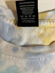 VTG Obey Worldwide Tie Dye Front Back AOP Y2K Tee T Shirt Men’s Small Political