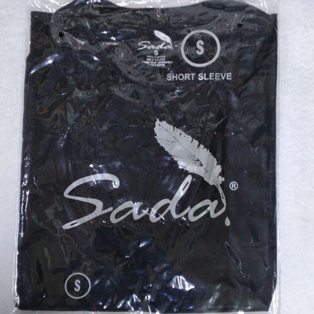 Sada Men’s Black S Cotton Knit Crew Neck Short Sleeve T-Shirt