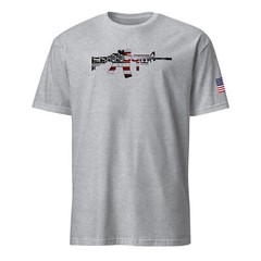 Freedom AR American Flag Patriotic T-Shirt – Benefits Wounded Warrior Project