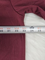 JOHN BLAIR FINE MENSWEAR V NECK STRETCH MAROON PAISLEY COLLAR (L)