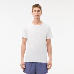 Lacoste Men’s Cotton Regular Fit Crew Neck T-Shirts (3 Pack)