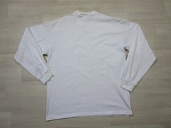 Vintage Nike Center Swoosh Size (L) Long Sleeve Made in USA White w/Black Check