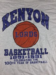 Vintage Kenyon Lords Basketball 1891-1991 Mens Size XLCelebrating the 100th ye