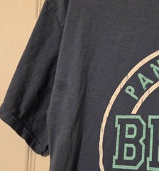 PCB Panama City Beach Lat 29 Florida Mens Large T Shirt Slate Blue Distressed