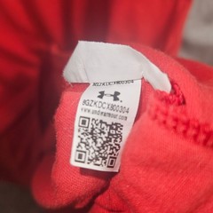 Under Armour Mens HeatGear Loose Fit Graphic Box Logo T-Shirt Orange Red MD