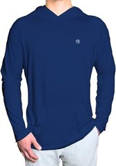 Men’s Hooded Sun Shirt UPF 50+ Long Sleeve Fishing Shirt SPF Rash Guard