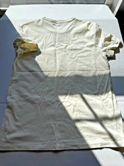 Ralph Lauren Polo T Shirt, Mens Medium, Cream, Beige, Logo Polo, Custom Slim Fit
