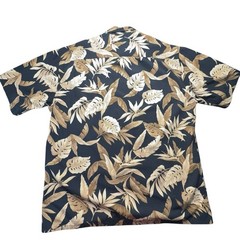 Pierre Cardin Hawaiian Shirt Mens Large