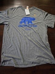 NWT UCLA Bruins Gray Champions Nike Tri Blend Soft Cotton Shirt Mens XXL