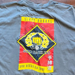 Vtg Martial Arts T-Shirt Kenyon’s Soo Bahk Do San Diego 6th Annual 1998 Men’s XL