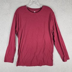Mack Weldon Silver Tee Shirt Mens XL Pima Cotton Stretch Silver Long Sleeve