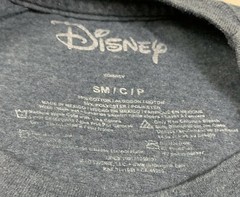 Disney T Shirt Mens Small S Pullover Crew Neck Mickey & Friends Dark Slate Blue
