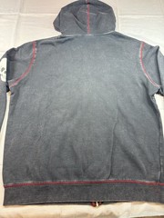 Hot Topic The Lost Boys Gothic Vampire Distressed Crop Top Hoodie Jacket Size LG