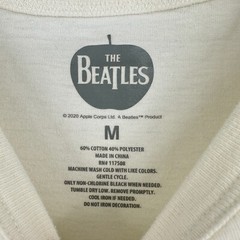 The Beatles Band Tshirt Mens M Cream Let It Be Music Graphic Tee Streetwear