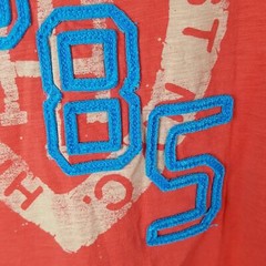 Mens Tommy Hilfiger Medium Cayenne Red New York 1985 Cotton Crewneck T-Shirt