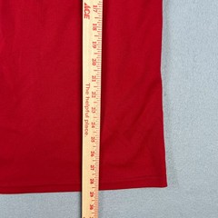 VTG Majestic 131s Jersey T-Shirt Small Red Blue V-Neck Baseball Style 90s USA