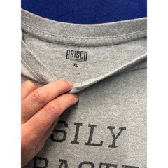 Naturecore Mens Brisco Brands Graphic Tee XL Gray Easily Distracted By Plants