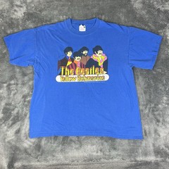 Vintage The Beatles 1999 Yellow Submarine T Shirt Band Tour Concert XL Blue
