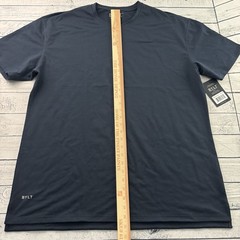 NEW BYLT Basic Crew Split Hem Short Sleeve Blank T Shirt Men’s XXL Blue