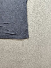 H&M Men Shirt L Gray Crew Neck Short Sleeve Flat Front Stretch Pullover Tee