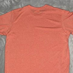Columbia Omni-Wick T-Shirt Mens Small Orange Lake Zell Regular Fit Tee
