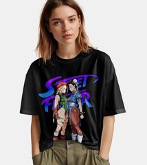 Street Fighter Shirt Chun Li Tshirt Camille White T-Shirt Ken Fighting Anime Tee