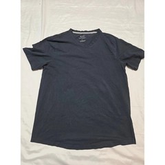 Men’s V-Neck Short Sleeve Shirt – Navy nsize L