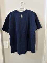 Oakley Men’s Blue Graphic Print Logo Crew Neck Short Sleeve T-Shirt Size L