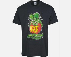 New Ed Roth Rat Fink T Shirt Black All Size