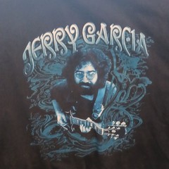 Winterland Jerry Garcia Grateful Dead Black W Blue Graphic Tee Crew Neck XL