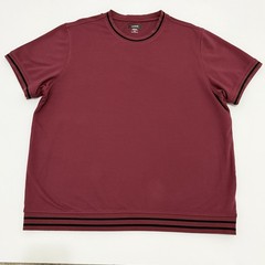 Alfani Stretch Crewneck T-Shirt in a burgundy/maroon Sz-XXL