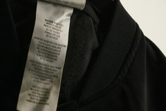 Vintage adidas Snap Front Satin Referee Shirt Mens Small Oversized Relaxed Black