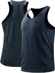 NELEUS Men’s 3 Pack Running Tank Top Dry Fit Y-Back Athletic Workout Tank Top…