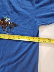 VTG 90s Kentucky Derby Museum T Shirt XL Joan Studwell Hand Painted Horse Race