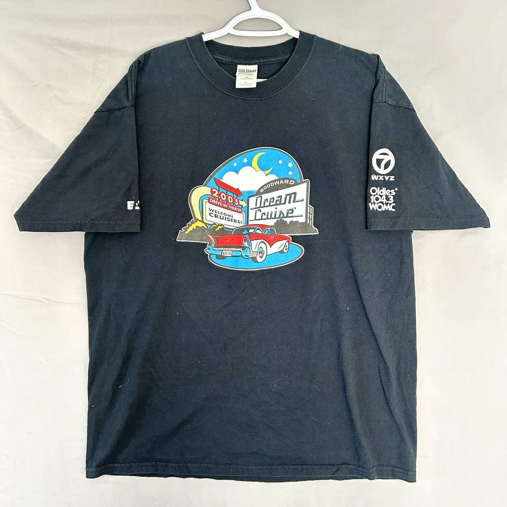 Vintage Woodward Dream Cruise T-Shirt M Drive In Hot Rod Michigan Y2K Car Tee