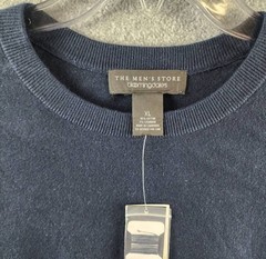 The Men’s Store at Bloomingdale’s Cashmere Blend Sweater Tee XL True Navy S/S